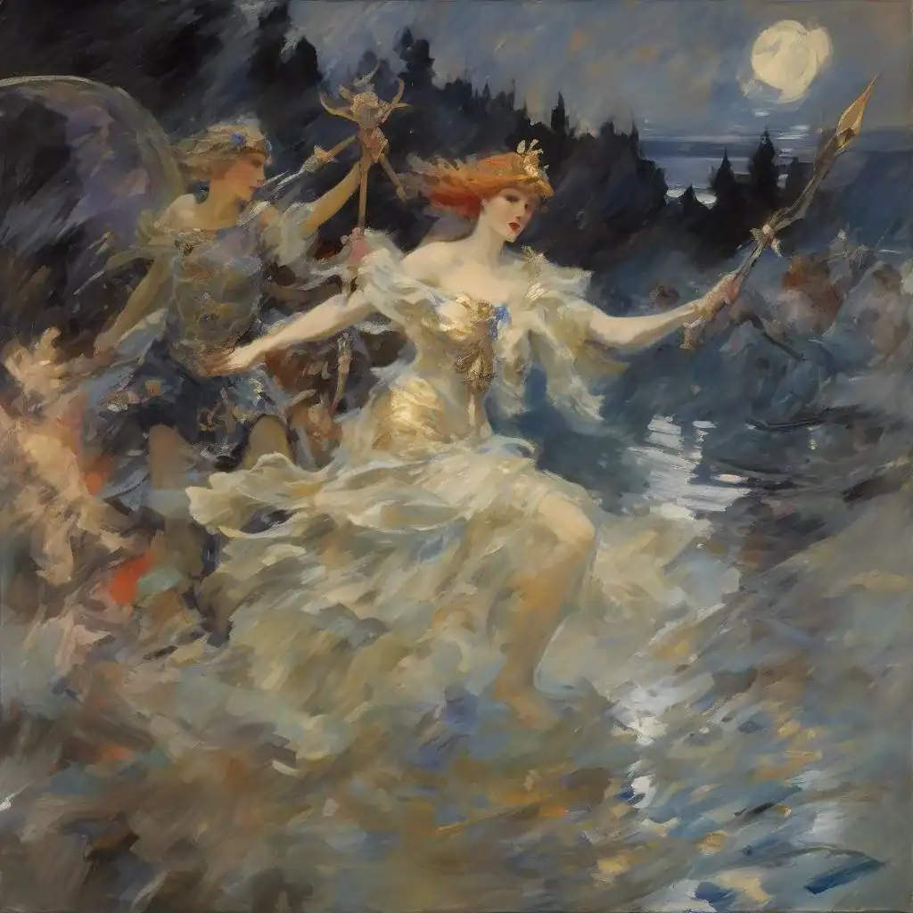 A Muse – Konstantin Korovin